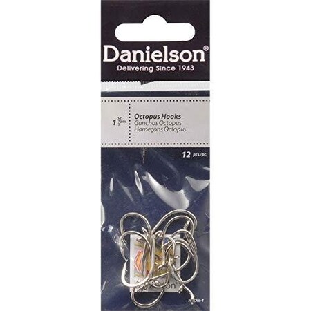 Bear Paw O'Shaughnessy Nickel Nylawire Snelled Hook, Sz 60, 5PK NWOS-6/0